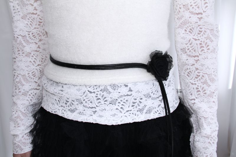 Rose Chiffon Strap Belt