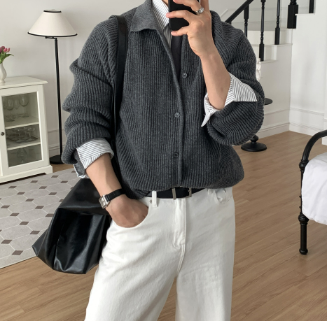 Pierre Back Banding Washed Wide Pants