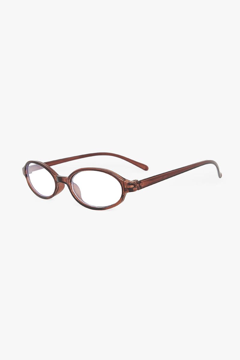Oval shape color frame eyewear