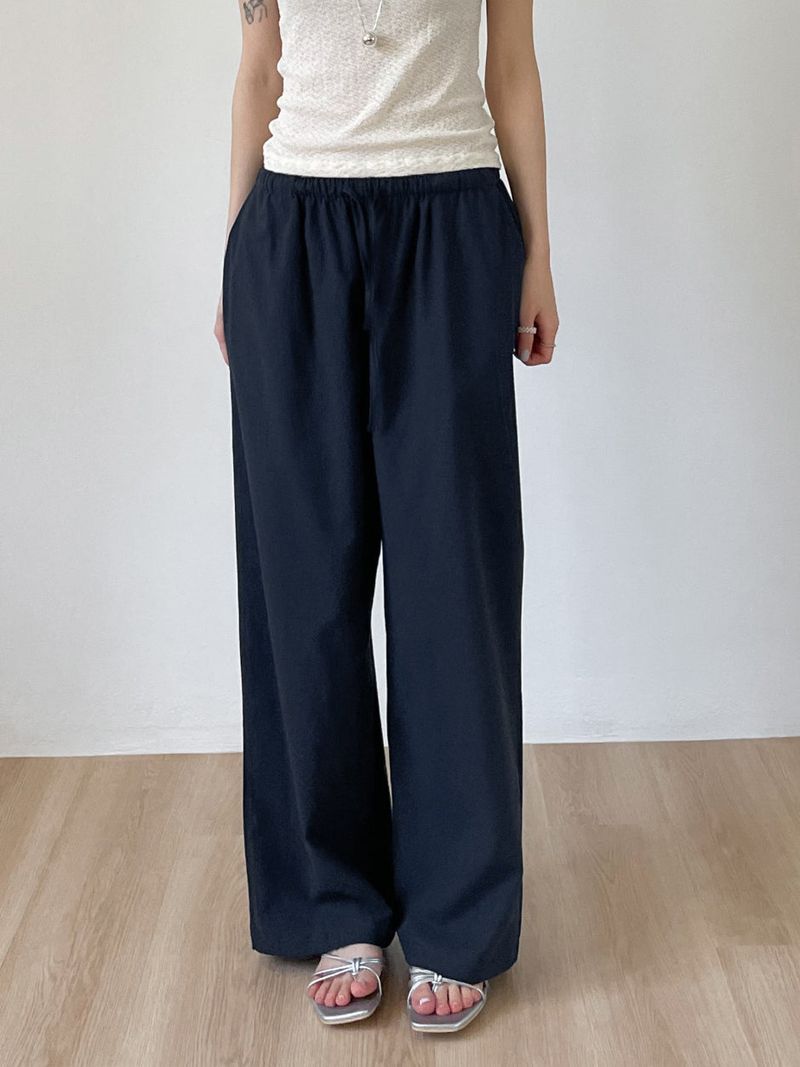 INCHANT ME(インチャントミー)の「Lily Cotton Banding Wide Pants(Pants)」