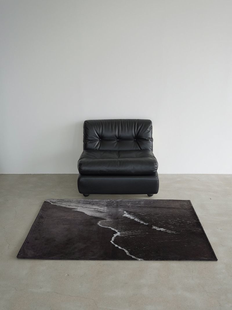 mono seaside rug - M