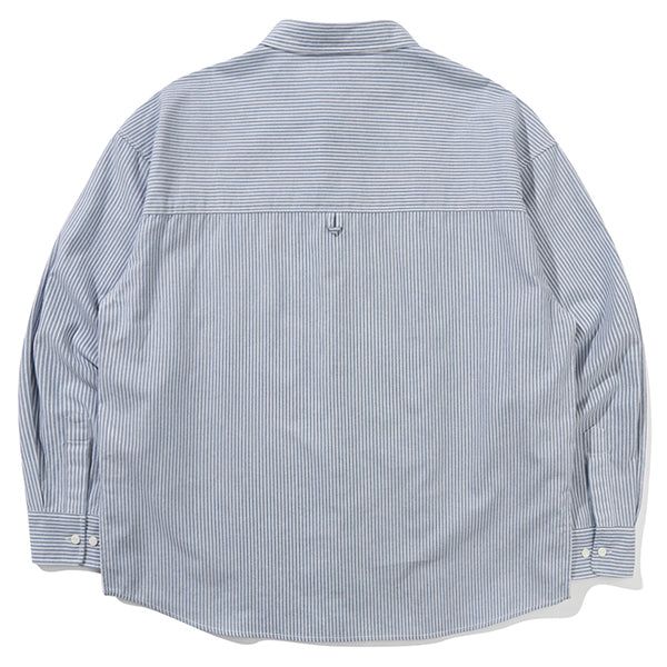 DOUBLE BUTTON OXFORD SHIRT_BLUE
