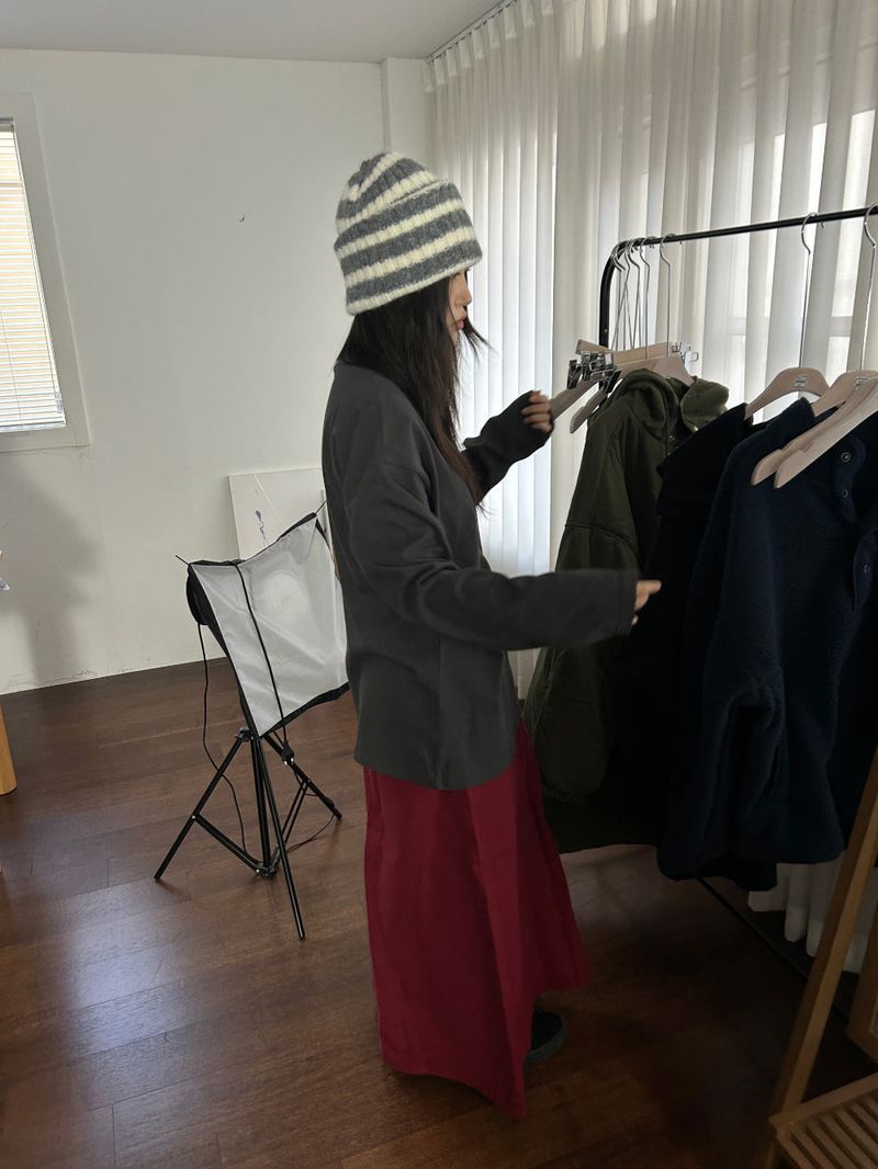 (3color) coki maxi long sk