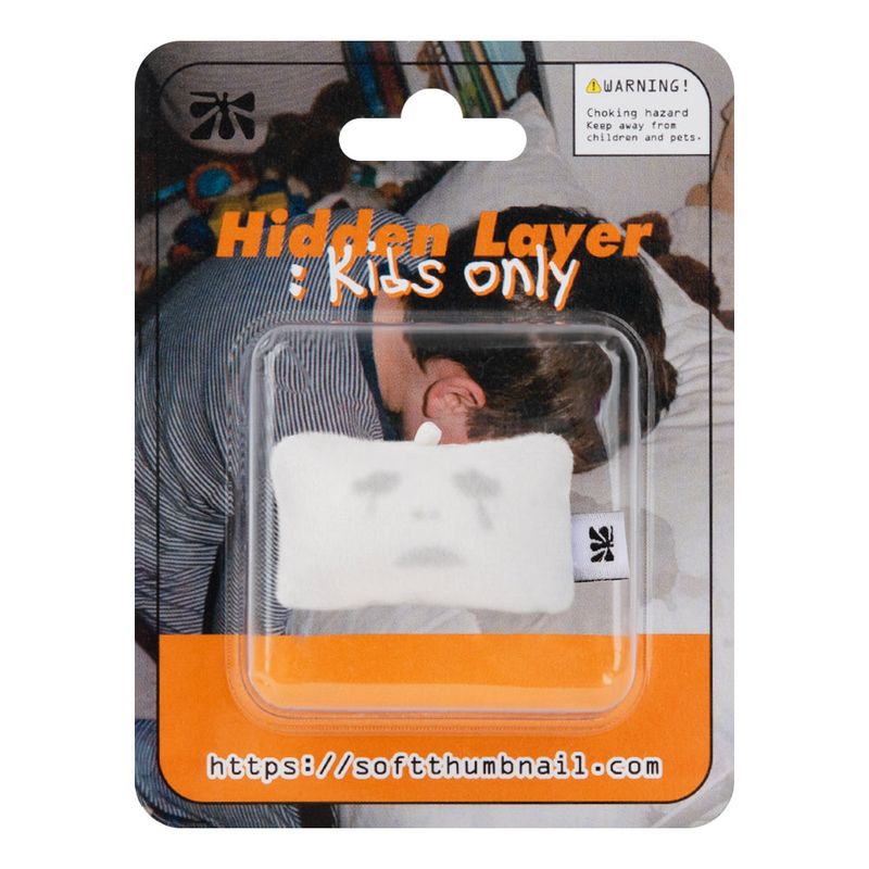 SOFT THUMBNAIL（ソフトサムネイル）の「Tear-marked Pillow, White（Toys/Key Holders）」