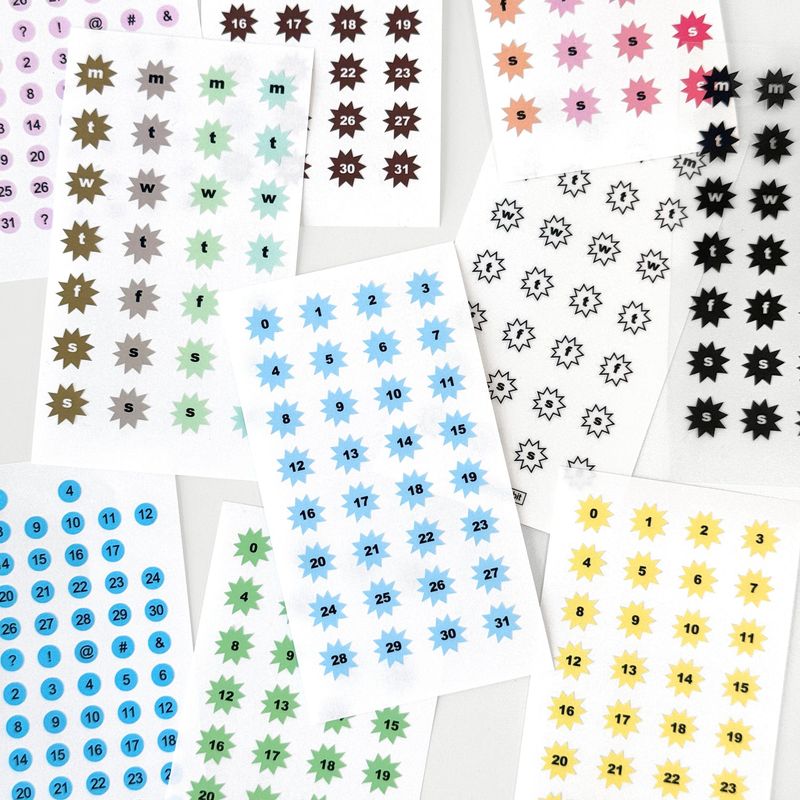 Organize a bit（オーガイナズ ア ビット）の「オーブデイステッカー2セット（雑貨/ステーショナリー）」