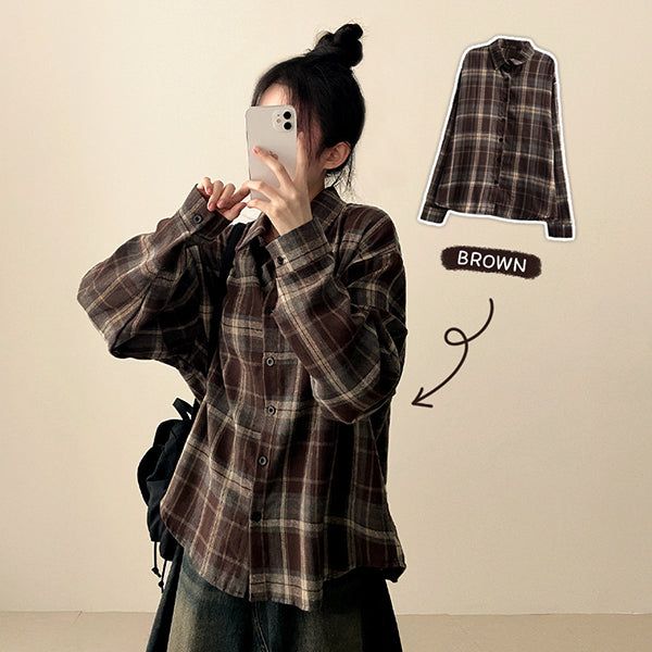 hijjoo（ハイチュー）の「パースディープチェックサウス（トップス）」