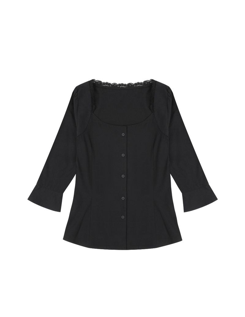 Mabel Lace Square-Neck Blouse (3 colors)