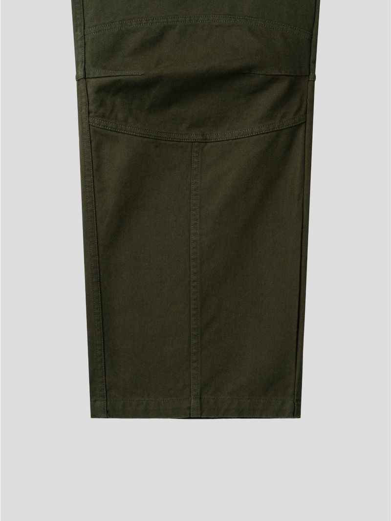 Washed Cargo Biker Pants