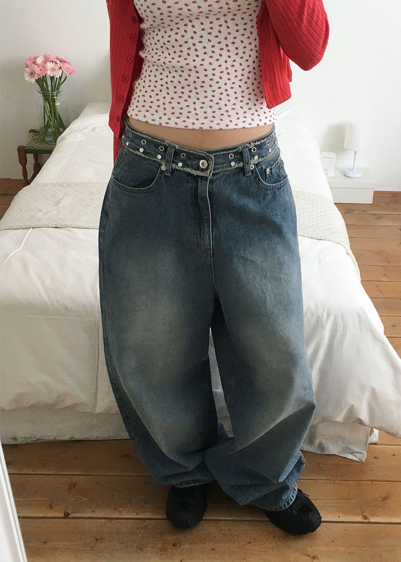 eon(イオエン)の「DIA EYELET DENIM(Pants)」