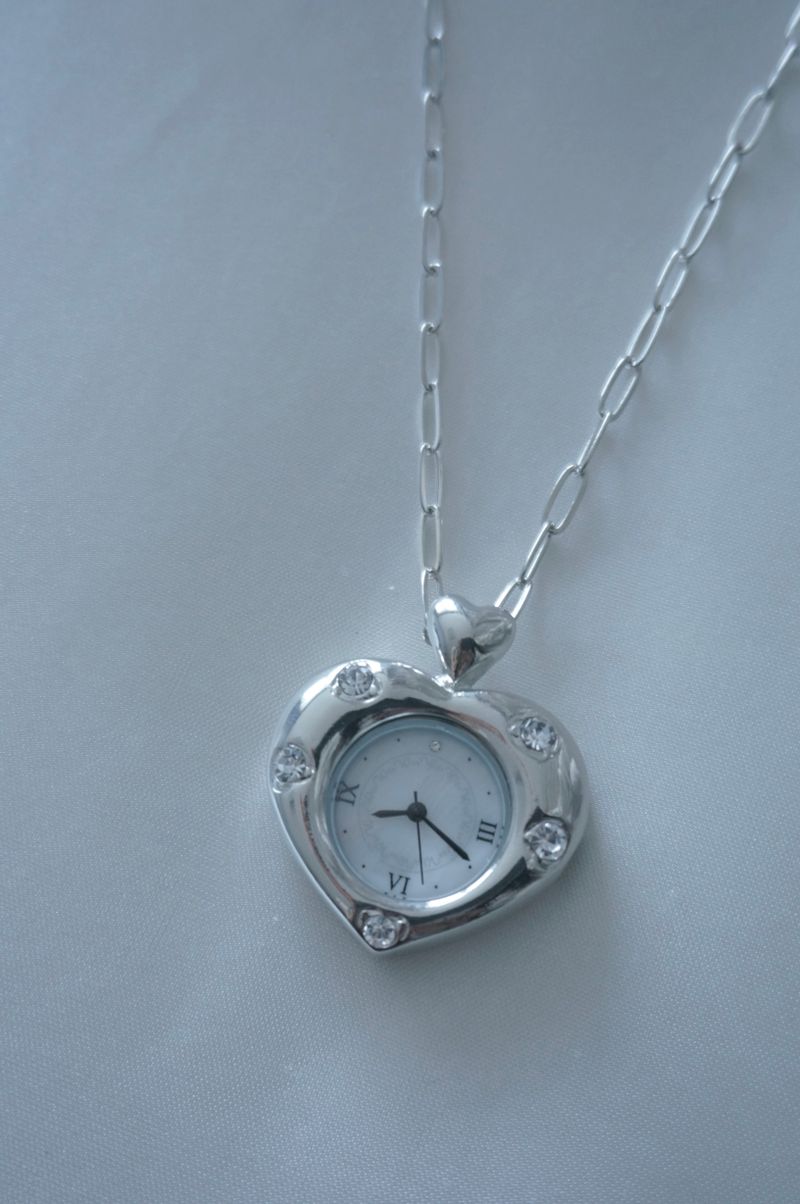Heartbeam watch necklace