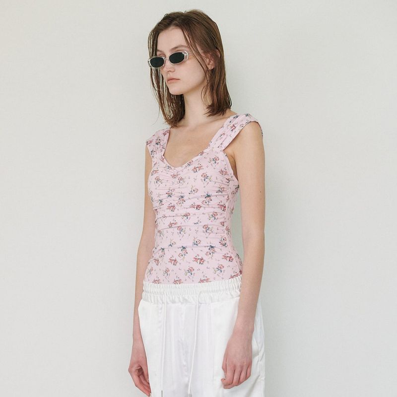 FLOWER SWIMSUIT, PINK