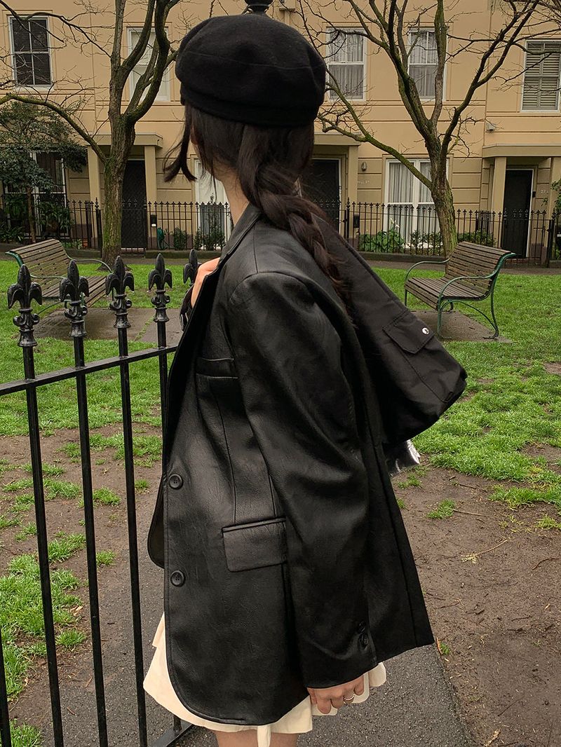 [MADE] Onz Classic Vegan Leather Jacket