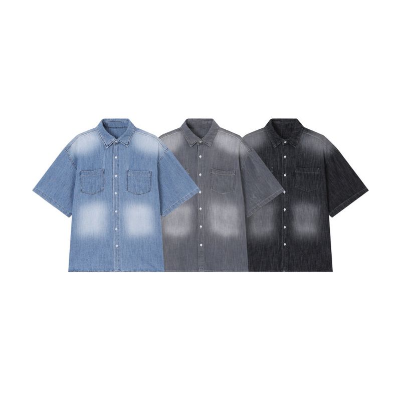 LMN Age Cooling Linen Denim Set-up Jacket (3 colors)