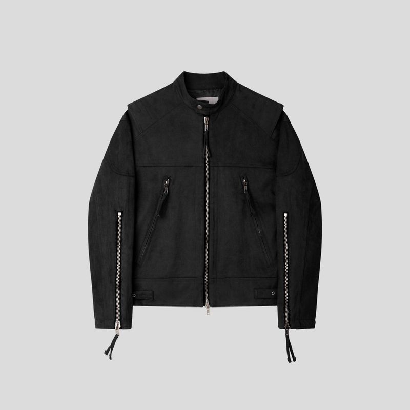 MG Suede Biker Jacket (3 colors)