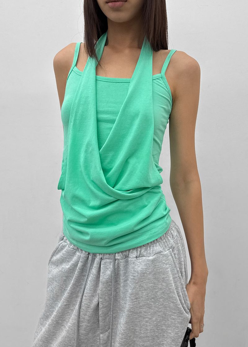 [MADE] Kumel Layered Halter Sleeveless
