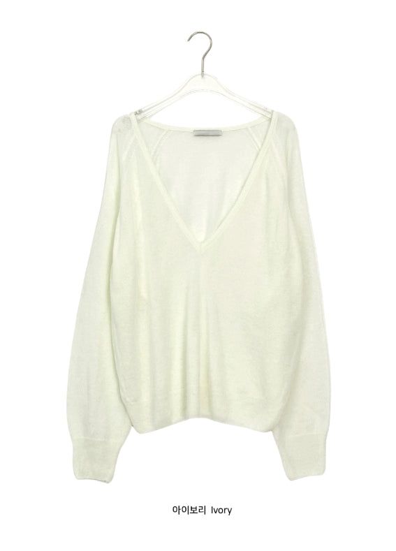Legro Over Fit Deep V-Neck Knit
