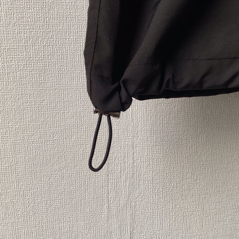 Rap string pintuck nylon pants 2C