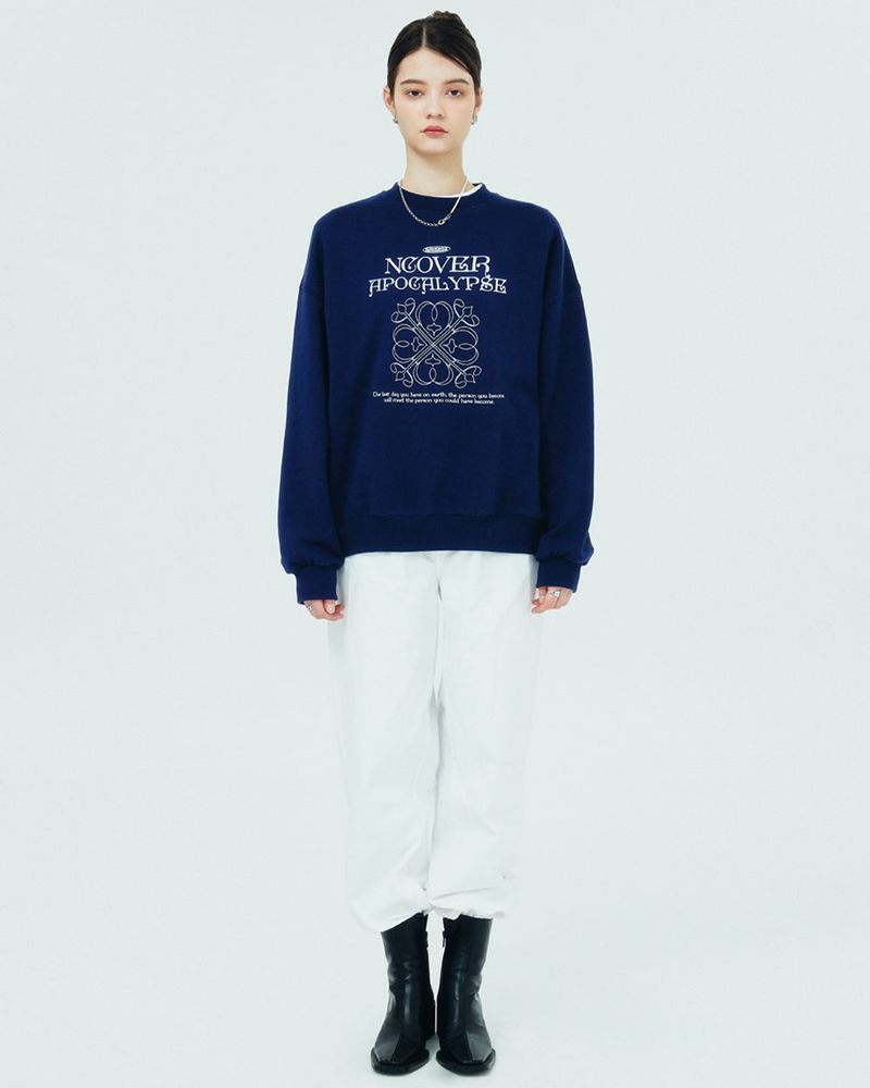 APOCALYPSE CLOVER SWEATSHIRT-NAVY