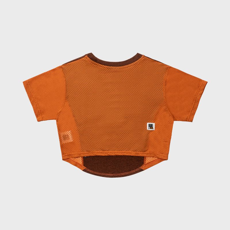 ELLIPSE CROP TOP (ORANGE)