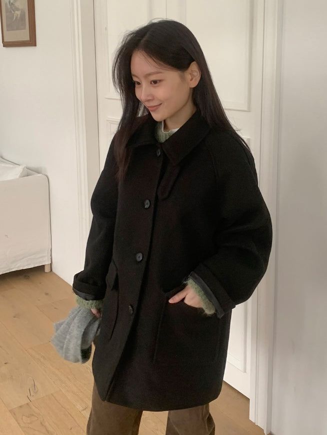 BAON（バオン）の「Pulky 2oz Quilted High Neck Half Coat（Jackets/Outerwear）」