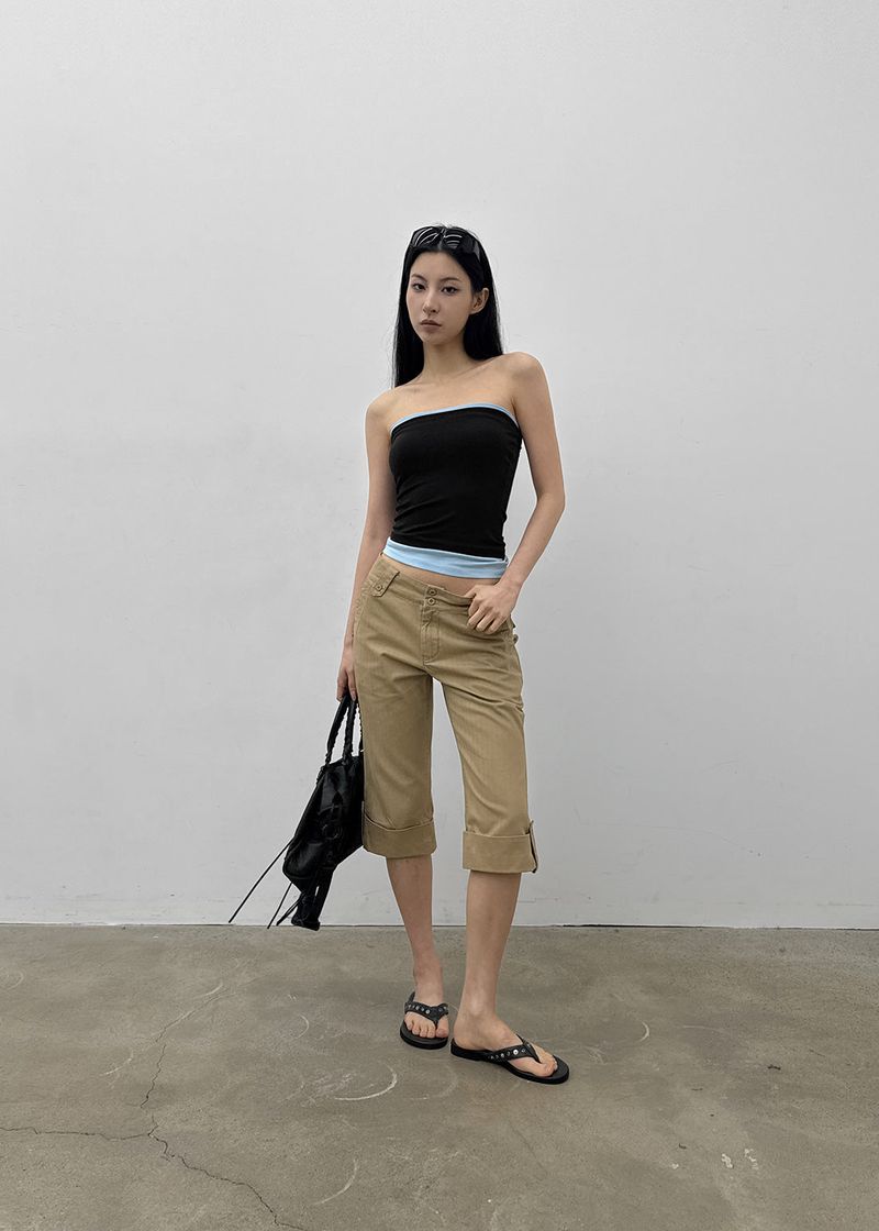 [MADE] Puven Semi Bootcut Capri Pants