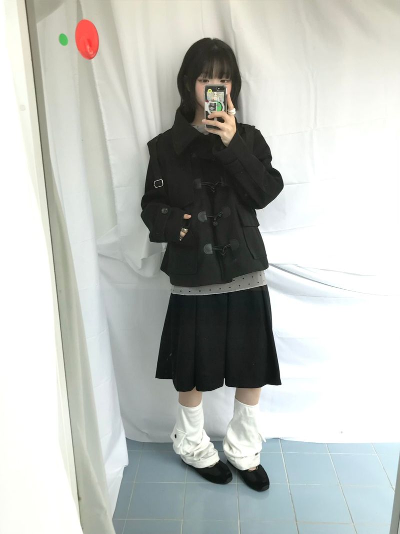 veloni basic bell pleats skirt