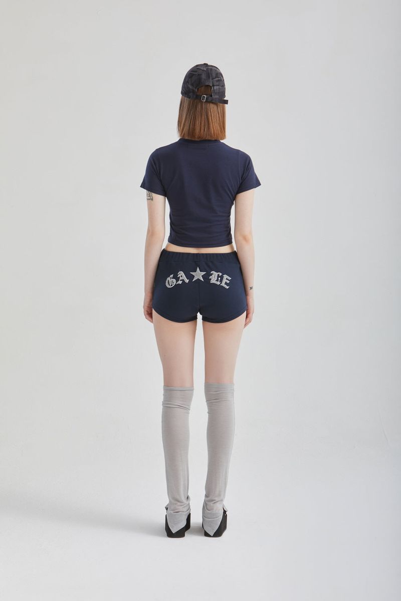ブークレクロップドTシャツ