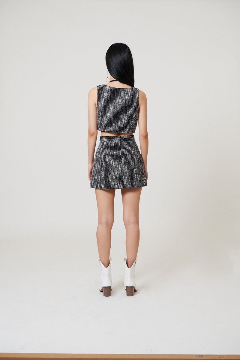 EVIE holly VEST BLACK