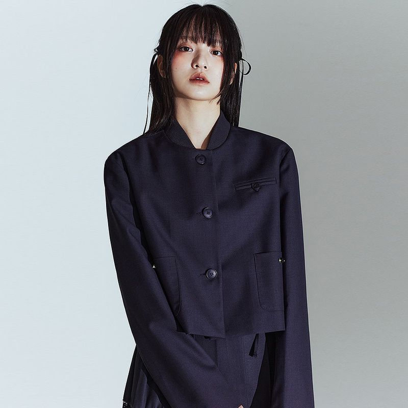 PLASMASPHERE（プラズマスフィア）の「CORSAGE JACKET IN DARK GREY（Jackets/Outerwear）」