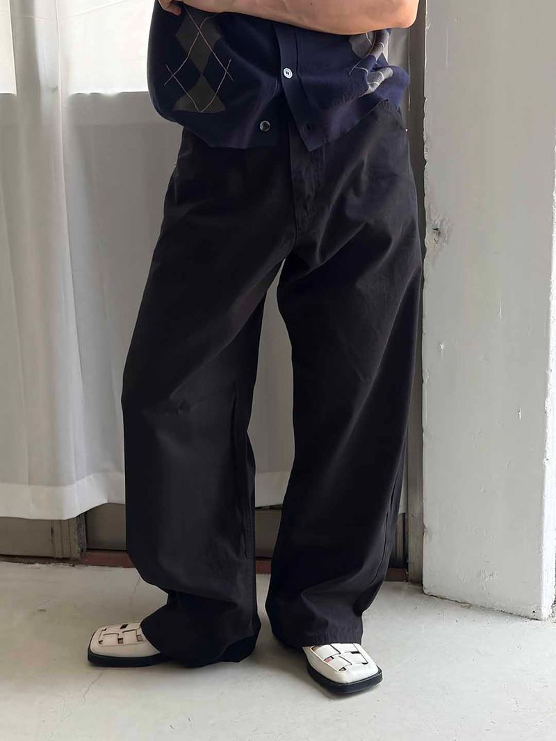 Summer curved cotton pants(4color)