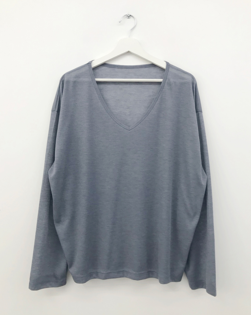 Cinnamon Summer V-neck Knit (6color)