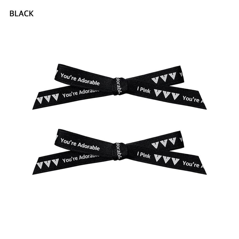 [SET] Logo Ribbon Clip Hair Pin