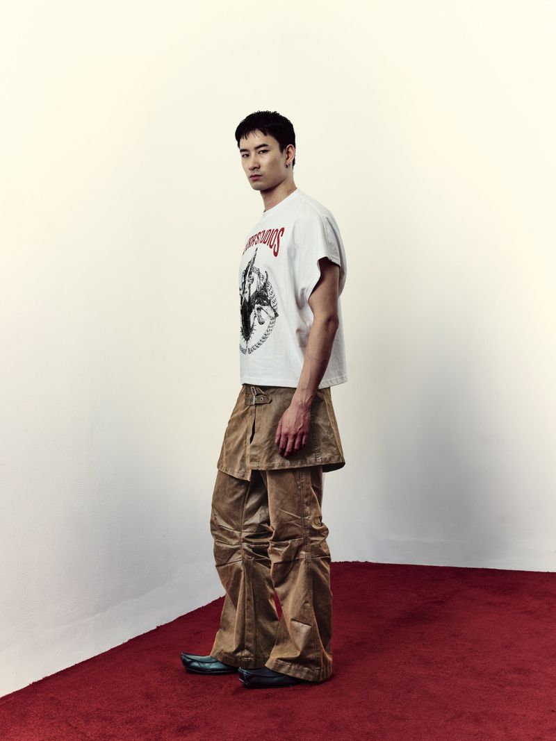 MEN – CERBERUS – Oversize Cropped Tank Top