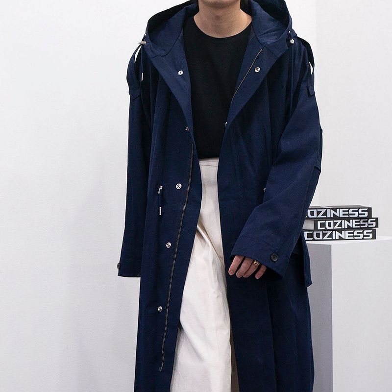 SK Maxi Bomber Jacket Hood Coat (3 colors)