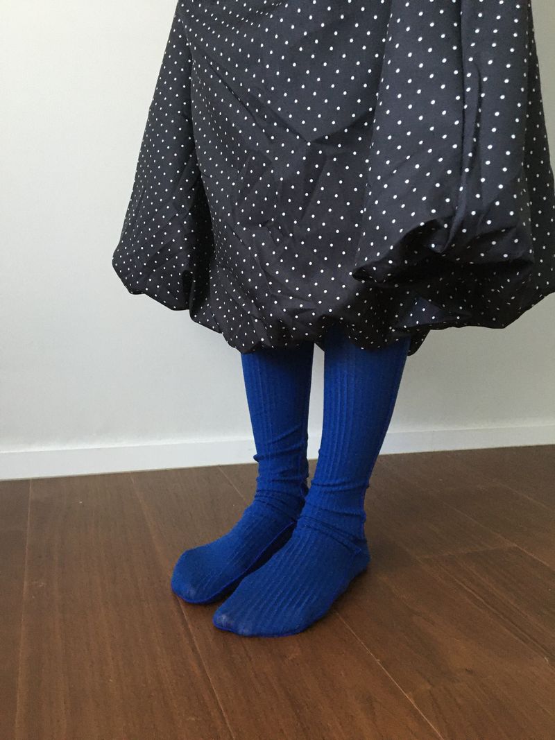 Popping Tencel Knee Socks (4color)