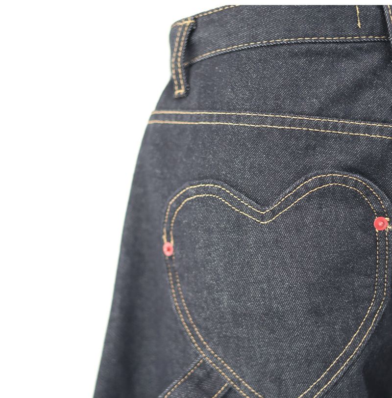 Lovehip Stitch Non-Fade Carpenter Balloon Pants