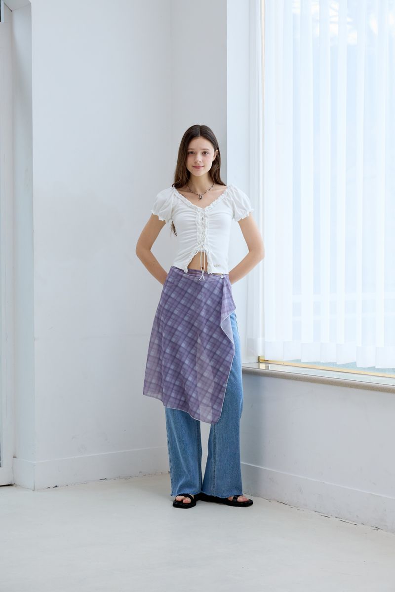 WILD FRINGE DENIM PANTS