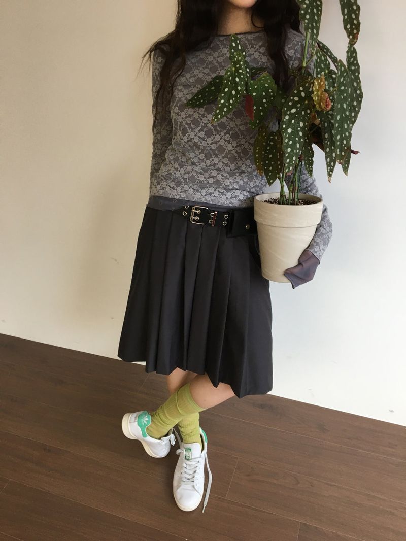Ruben See-Through Knee Socks (2color)