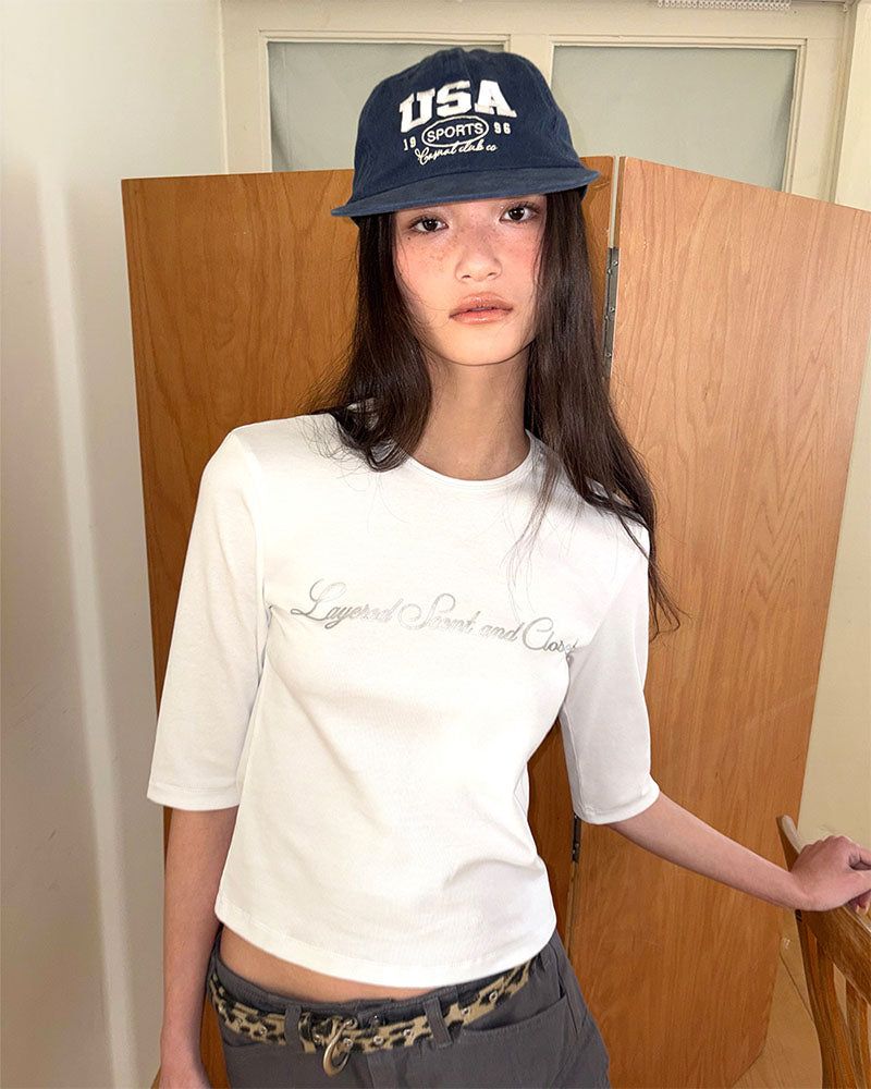 BEIDELLI（ベイデリー）の「[ORIGINAL]Stella Lettering T-shirt（Tops）」