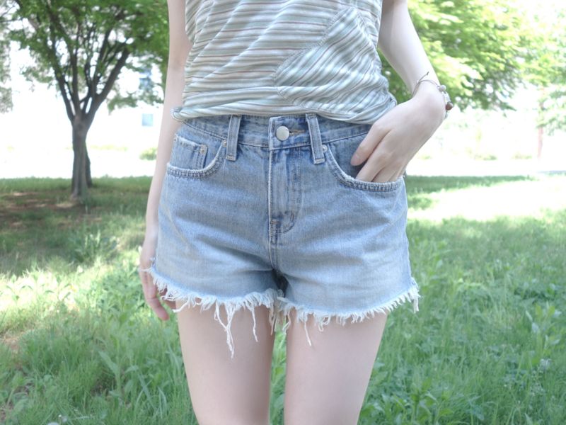 ZELENA（ゼレナ）の「lulu denim shorts（Pants）」