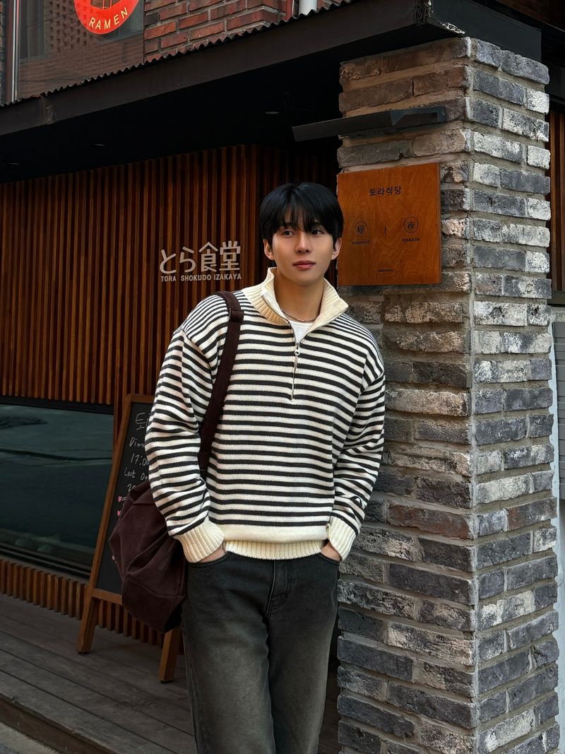 Haim half zip up knit