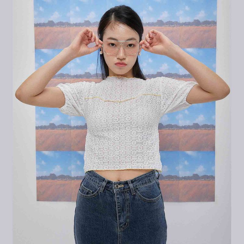 Fetching lace T-shirts