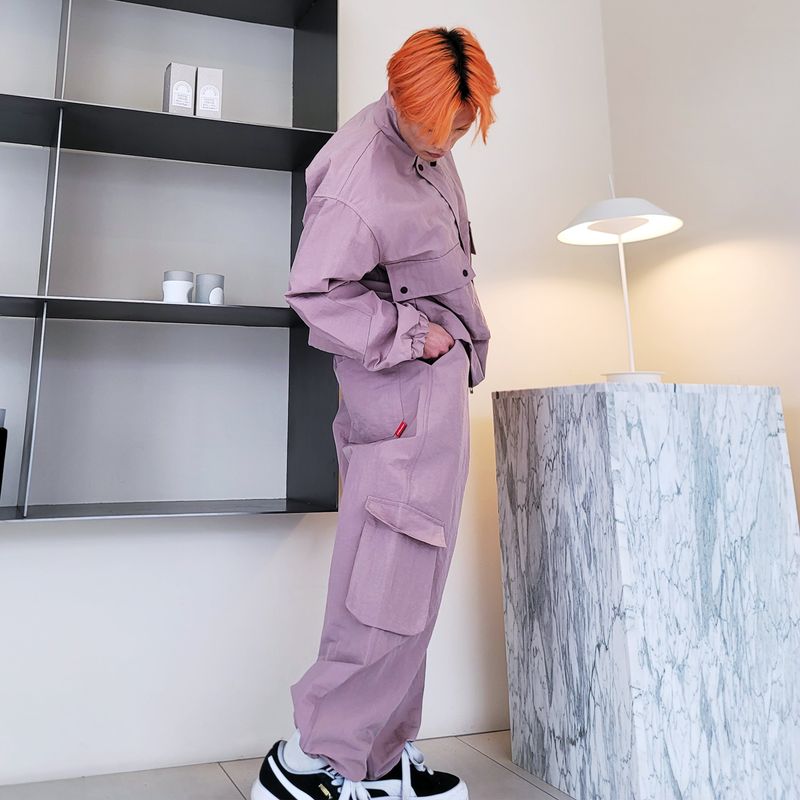 Log Cargo Wide Pants 3color