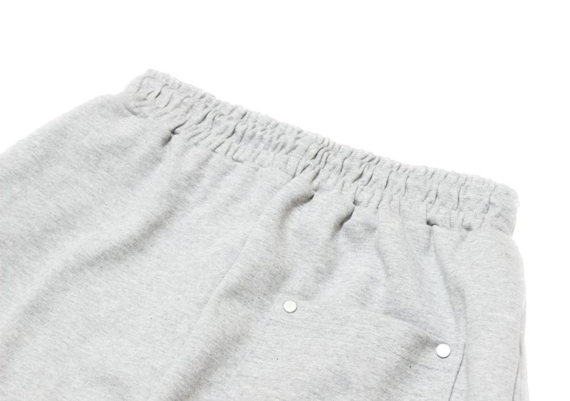 damage cutting bermuda pants (gray)