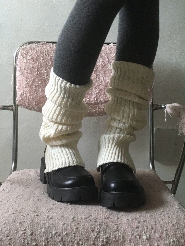 Slit leg warmer