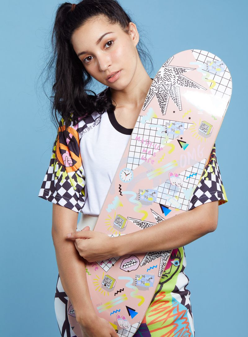 "TRIAD X MASH-UP" skateboard