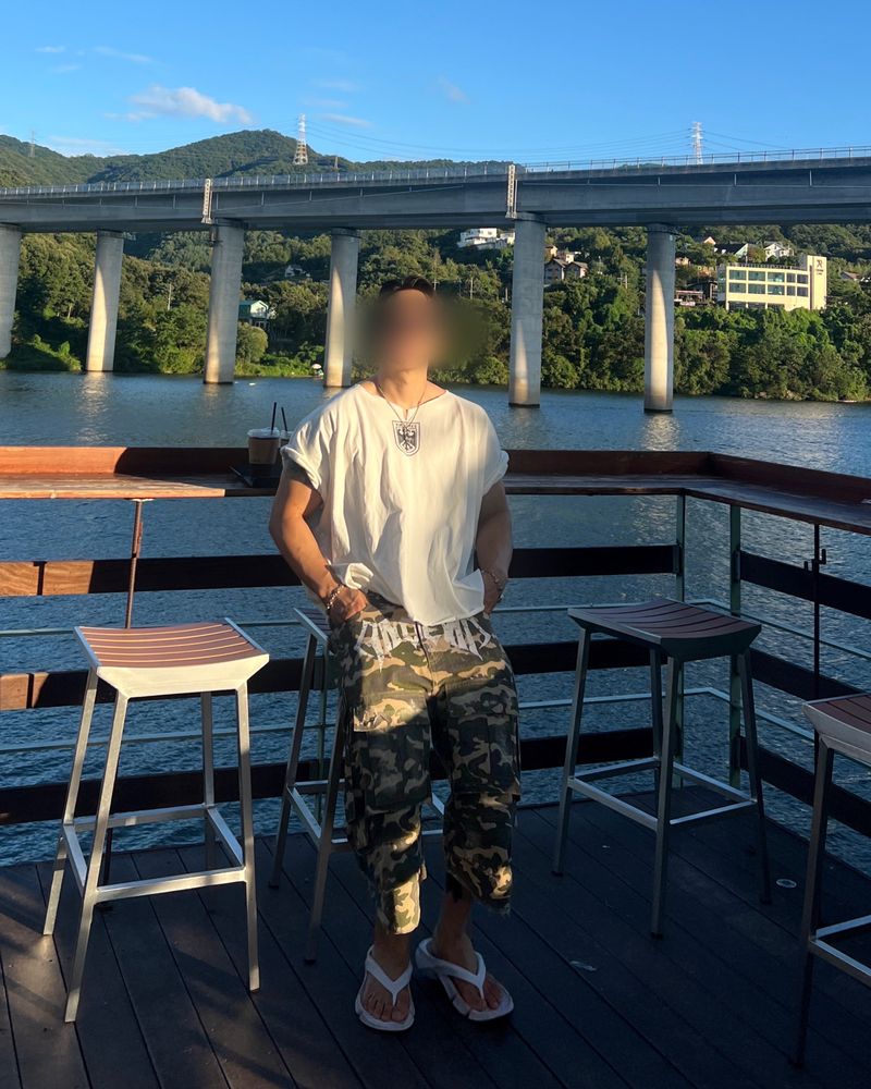 AE LOGO CARGO PANT CAMO