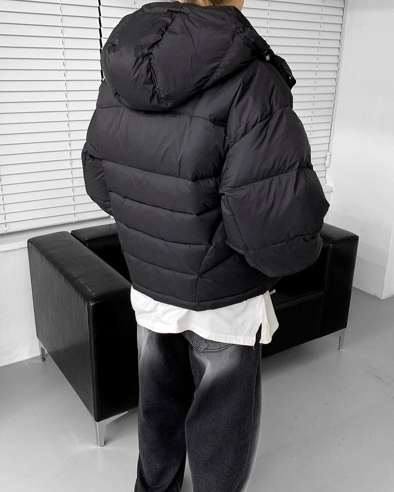 OWN Noah Duck Down Cropped Padded Jacket (2 colors)