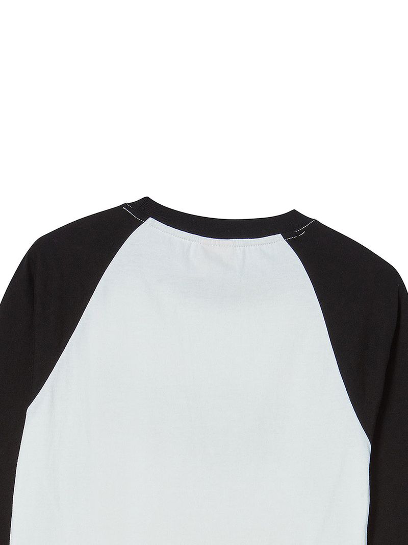 STAR RAGLAN L/S BLACK