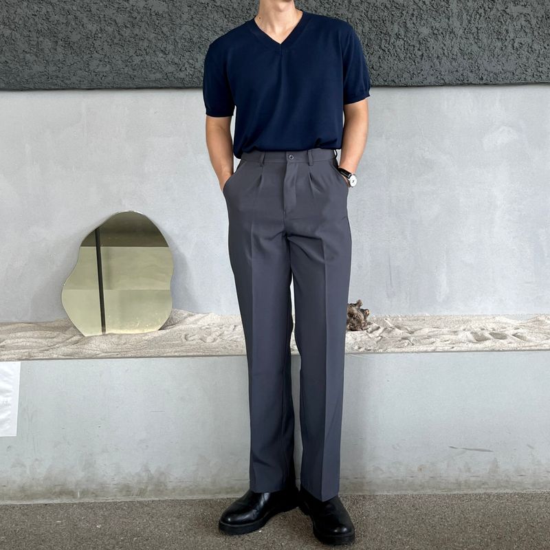 Banding Semi-Wide Slacks